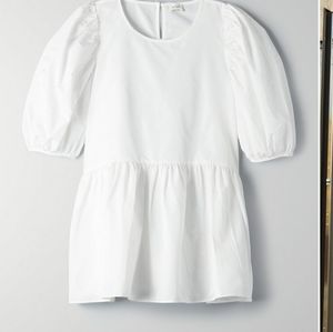 Wilfred Fantasy Taffeta babydoll blouse